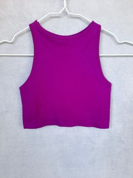 Biustonosz top sportowy baletka H&M XS magenta