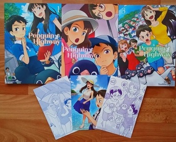 Penguin Highway 1 2 3 manga dodatki pakiet 1-3