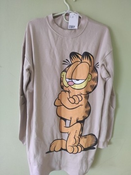 Długa bluza z Garfieldem H&M
