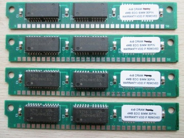 Pamięć 16MB=4x4MB SIMM, 30pin 