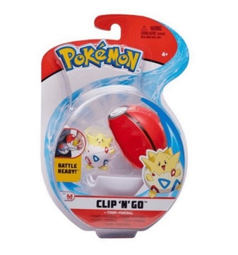 ZESTAW POKEMON POKEBALL CLIP N GO FIGURKA TOGEPI