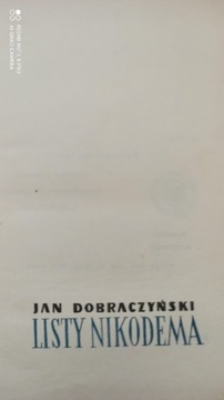 Listy Nikodema Jan Dobraczyński