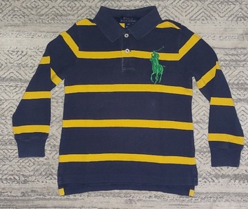 Koszulka Ralph Lauren r. 4 lata longsleeve pasy