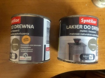 Lakier AQUARETHANE 0.5 l stalowy SYNTILOR