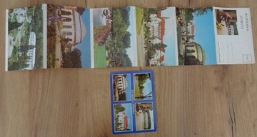 Kudowa Zdrój - folder z widokami + 1 pocztówka