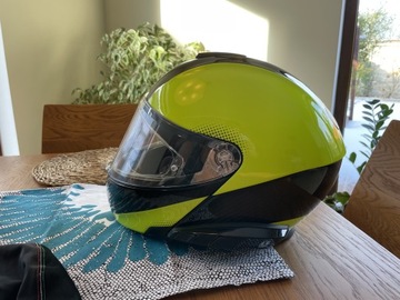 Kask szczękowy AGV Sportmodular XL carbon fluo