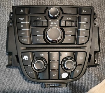 Panel klimatyzacji radia Opel Astra IV J