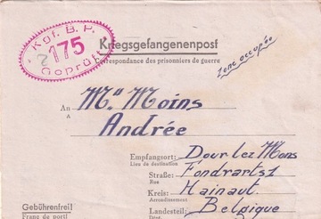 Kriegsgefangenpost-Poczta Obozowa-Stablack 1942 r.