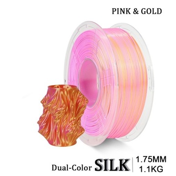 Filament Dual Color Silk PLA+ Sunlu/Jayo 1.1kg