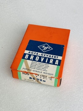 Papier fotograficzny agfa brovira gevaert 7,4x10,5 special cream bs22a