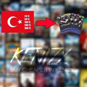 Karta podarunkowa Steam Gift Card Turcja 100 TL