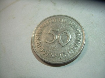 Niemcy 50 pfennig 1980 J