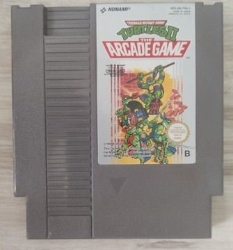 Turtles II Nintendo NES PAL Unikat