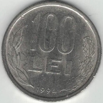 Rumunia 100 lei lejów 1994 29,1 mm nr 2