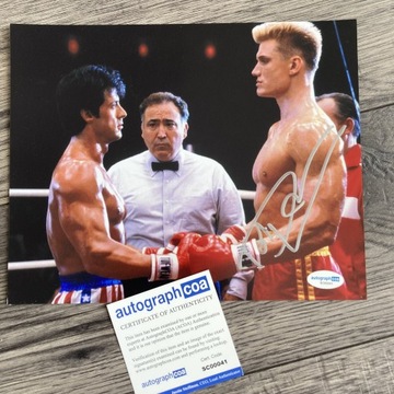 Dolph Lundgren Autograf Rocky IV