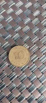 Moneta 10 Pfenning 1980