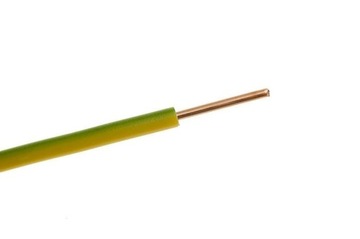 Przewód kabel DY 1,5mm2 drut Żołto-zielony 1m