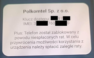 Zdjęcie Blokada Operatora Polkomtel Plus Samsung