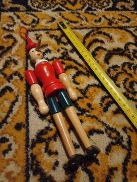 Drewniana lalka, figurka Pinokio / Rzym