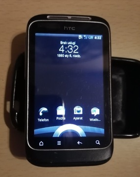 Telefon HTC Widefire S mały smartfon+etui Android