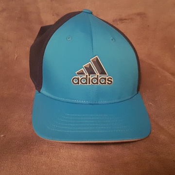 Czapka Adidas Golf Flexifit CZ3526, niebieska L/XL