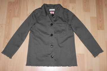 bluza koszula khaki dziewczyna H&M 128 cm, 7-8 lat