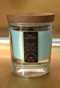 Świeca zapachowa sojowa LUMMINA NEROLI & TANGARINE