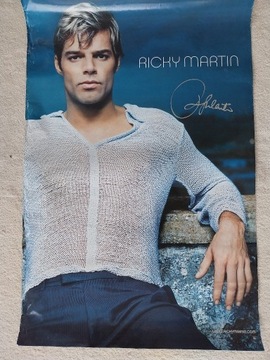 Plakat z autografem Ricky Martin 60x90