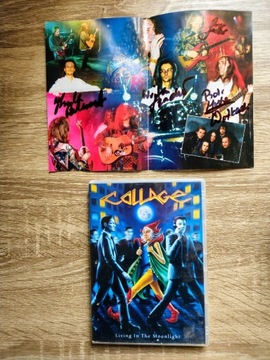 Collage Living In The Moonlight DVD autografy