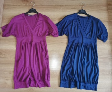Sukienki tuniki ciążowe rozmiar S M 36 38 różowa 