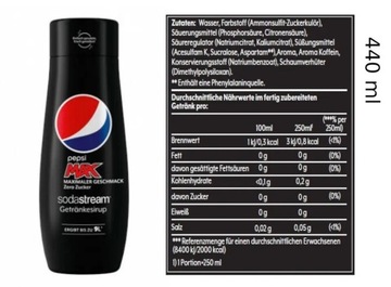 PEPSI MAX ZERO CUKRU 440 ML