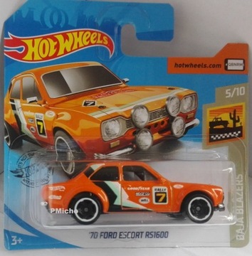 HOT WHEELS 70 Ford Escort RS1600