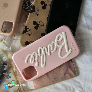 Zestaw pokrowców do iPhone 11 Barbie 9 sztuk różowe złoto etui case pack