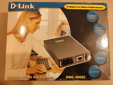 Konwerter światłowodowy D-Link DMC-300SC