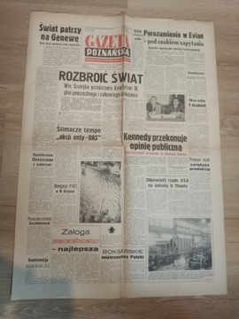 Gazeta Poznańska Nr 64 16.03.1962r. Rozbroić świat