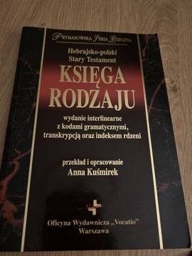 Hebrajsko-Polski Stary Testament. Rodzaju.