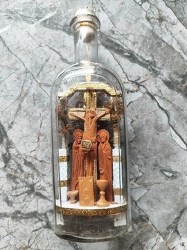 butelka Pielgrzyma „Golgota” Siergijew Posad, XIX