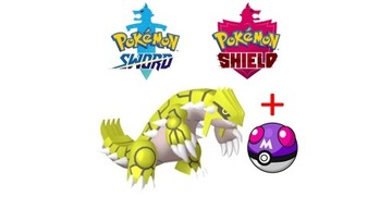 Pokemon Sword/Shield Shiny Groudon + Master Ball