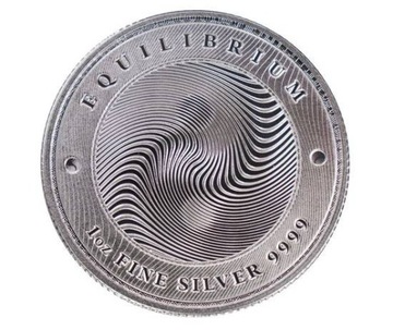 Equilibrium 1 oz 2021 Tokelau srebro 9999 ag Wawa