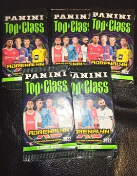 Panini Top Class Adrenalyn 2022 karty 15 saszetek