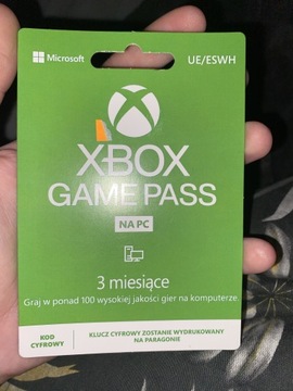 XBOX GAME PASS (PC) 3 MIESIĄCE