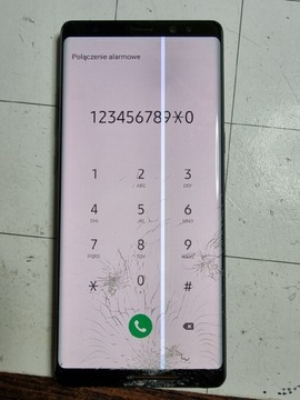 Wyświetlacz Samsung Note 8 uszkodzony sprawny