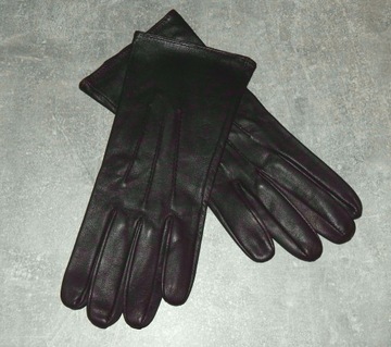 Rękawiczki nieocieplane skóra brąz T.Kowalski M