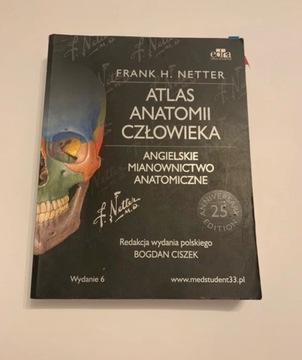 Atlas anatomii człowieka Netter angielskie 