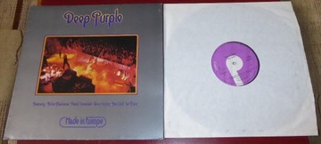 DEEP PURPLE MADE IN EUROPE LP EX+ UK