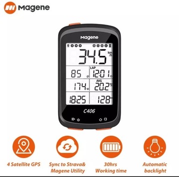 Licznik rowerowy GPS Magene C406