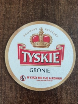 Podkładka pod piwo. Tyskie Gronie