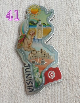 Tunezja, Tunisia- magnes na lodówkę- wzór 41