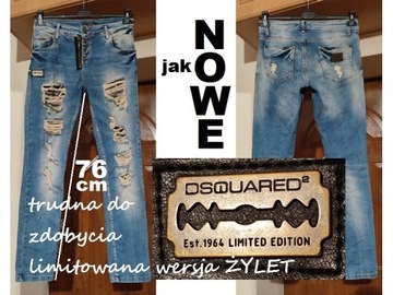 spodnie DSQUARED2 W31 L30 pas 78 80 82 84 86 