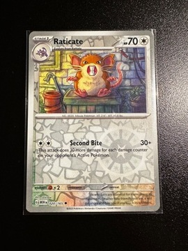 Karta Pokemon Raticate 020/165 Reverse MEW 151